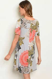 Image 3 of Mixed Print T-Shirt Dress