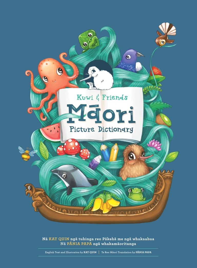 Kuwi and Friends Maori Picture Dictionary 