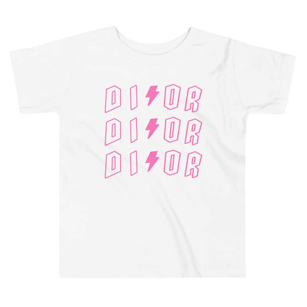 Image of D bolt tee in pink KIDS