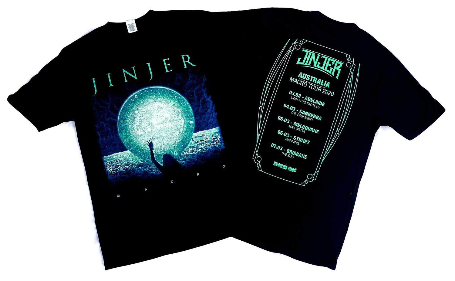 Image of JINJER - Macro - Aussie Tour Shirt