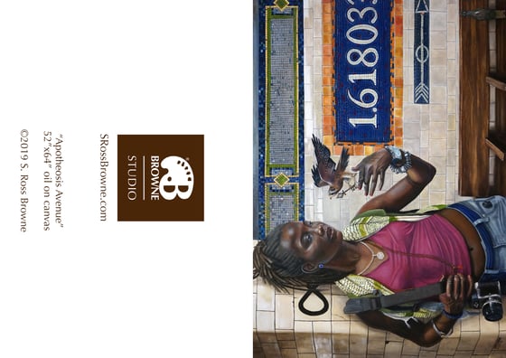 Image of "Apotheosis Avenue" Greeting card