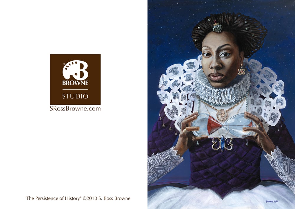 Image of "Persistence of History" Greeting card