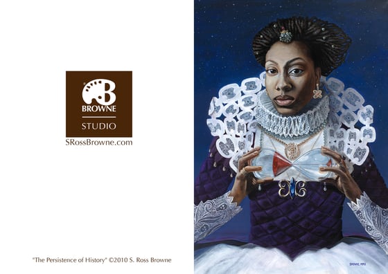 Image of "Persistence of History" Greeting card