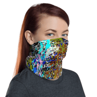 Image 2 of SCATTERED LEAVES UNISEX NECK GAITER