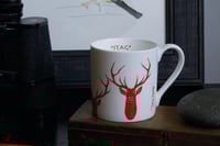Image 1 of Staggeringly Handsome Fine Bone China Mug in Red 
