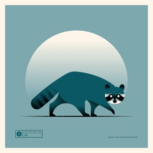 Image of Raccoon Blue Version