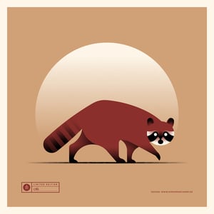 Image of Raccoon Red Version