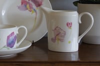 Image 3 of Sweet Pea Fine English Bone China Milk Jug