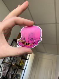 Image 3 of DOG SKULL II STICKER