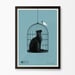 Image of Cat Cage Blue Version