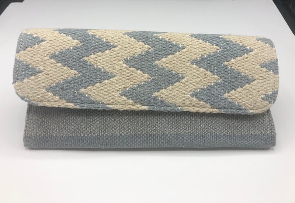 Image of Casual blue clutch 