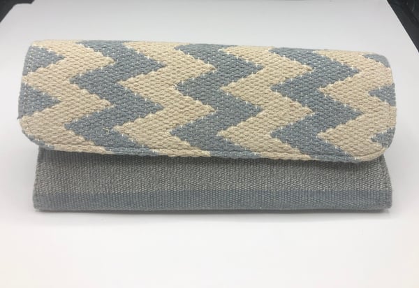 Image of Casual blue clutch