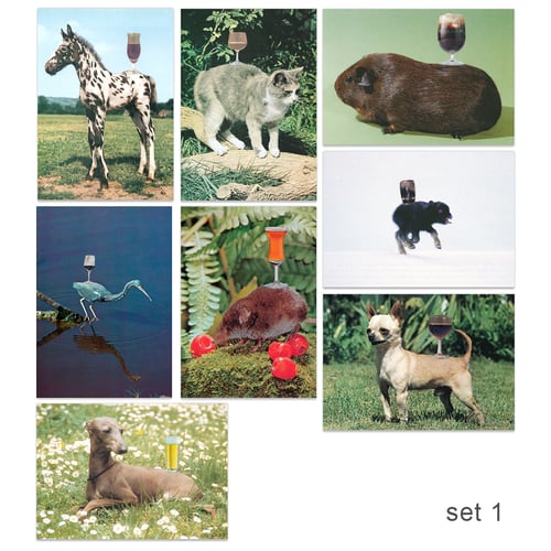 Image of 'YOU RUN AROUND TOWN....' - postcard set (8)