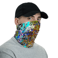 Image 4 of SCATTERED LEAVES UNISEX NECK GAITER