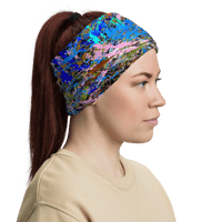 Image 5 of SCATTERED LEAVES UNISEX NECK GAITER