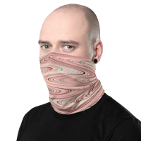 Image 1 of TIDAL BLUSH UNISEX NECK GAITER