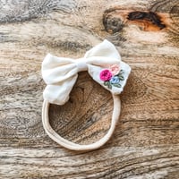 Image 3 of Rosette Bow Headband