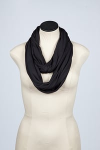 Image of The "Original" Black Loop Circle Scarf (Priority Shipping 2-3 days)