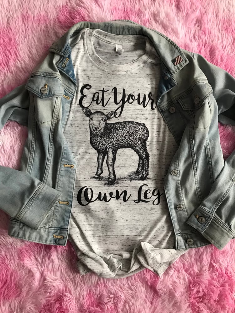 Image of UNISEX/MENS Eat Your Own Leg Tee