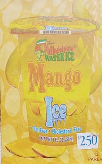 Water Ice Mango a case of 12