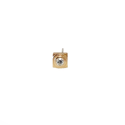 Image of Vintage Square Stud Earrings