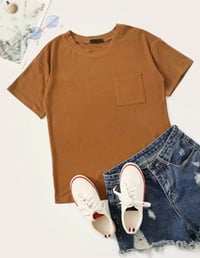 Image 3 of Rose Patch Pocket Tee