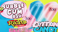 Bubble gum and Cotton Candy Bars a case of 24