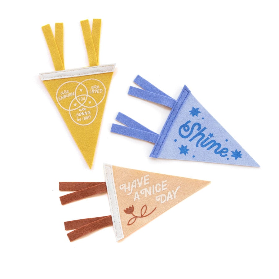 Image of Optimistic Mini Pennant Pack (3)