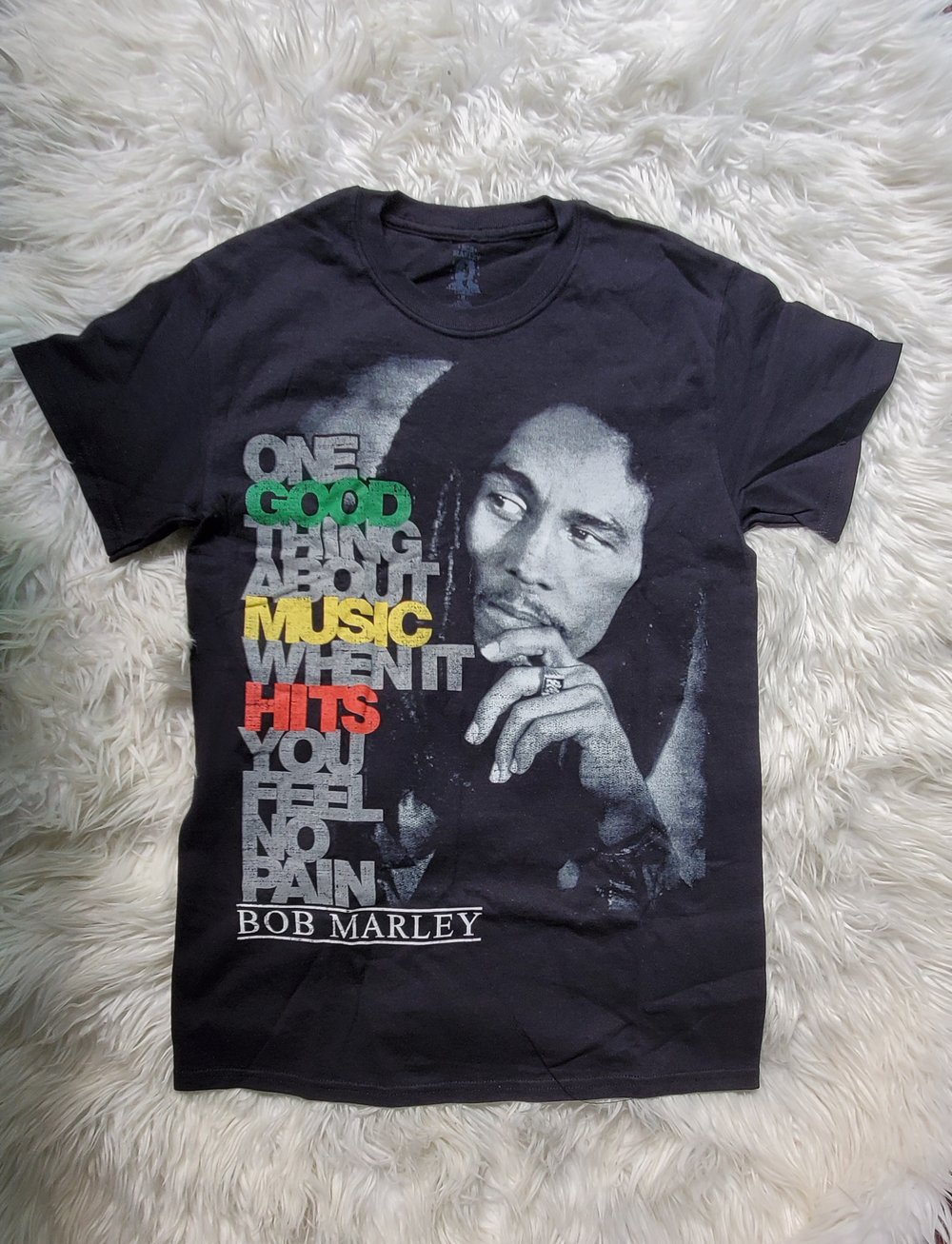 One Good thing about music Bob Marley shirt