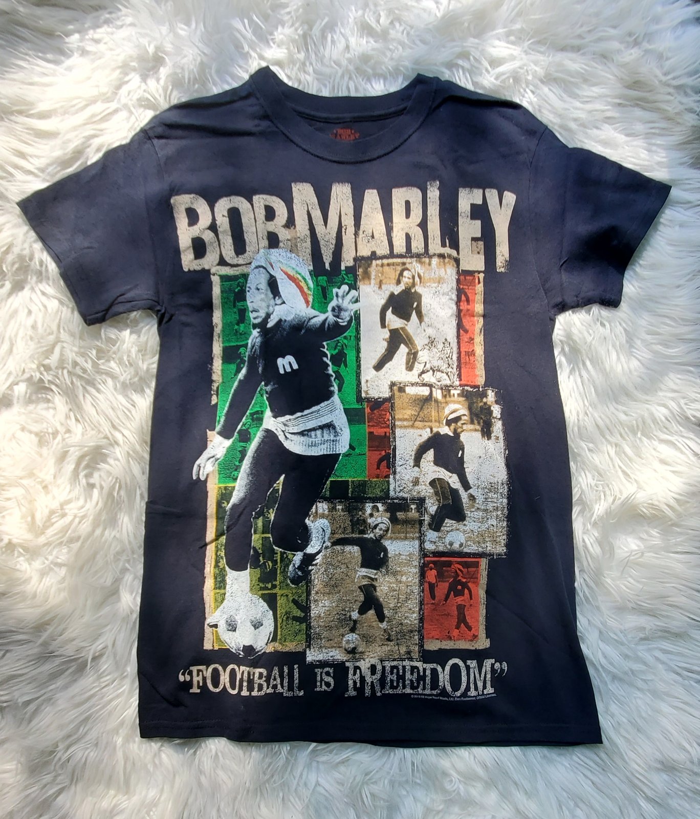 bob marley football shirt