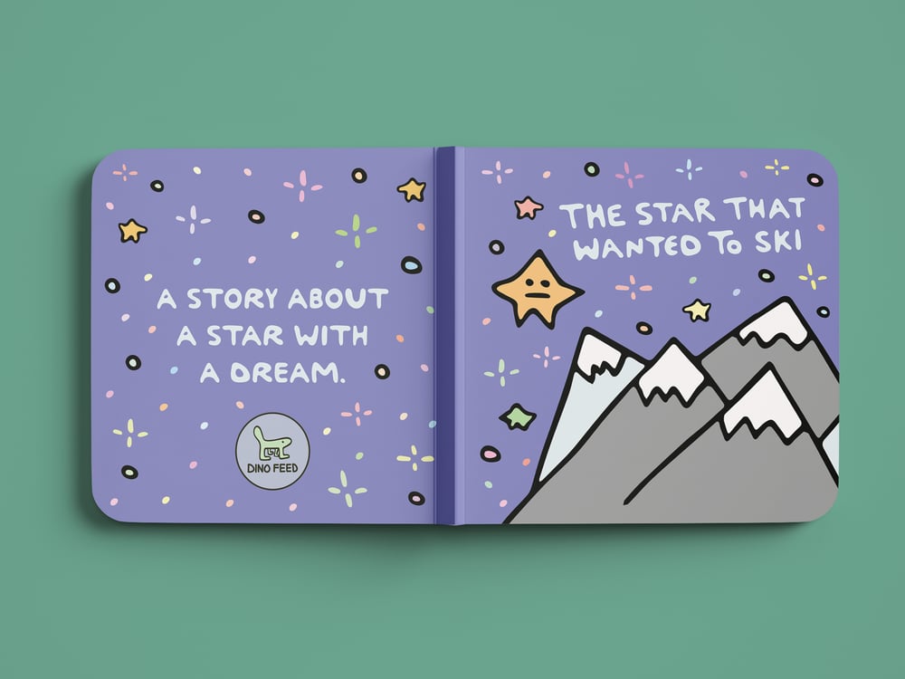 Image of "The Star That Wanted to Ski" Children's Book