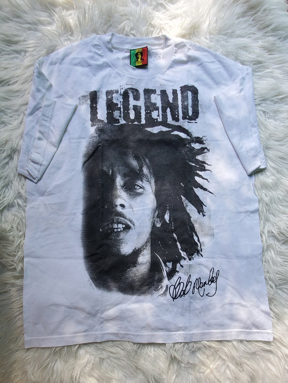 Bob Marley White Legend Shirt