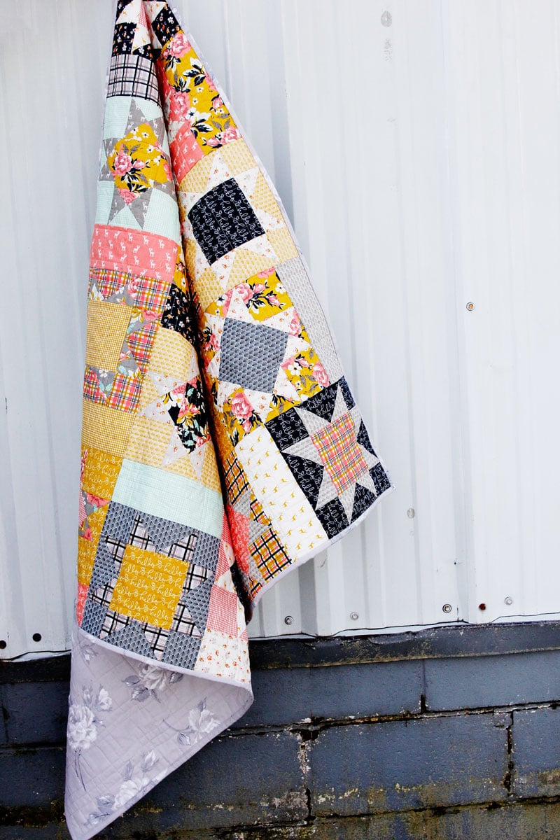 Image of the HAPPY PATCH quilt PDF Pattern