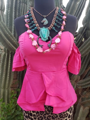 Image of Pink Stone Necklace 