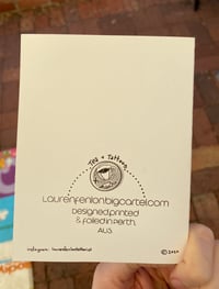 Image 2 of Isolation birthday card: Daria