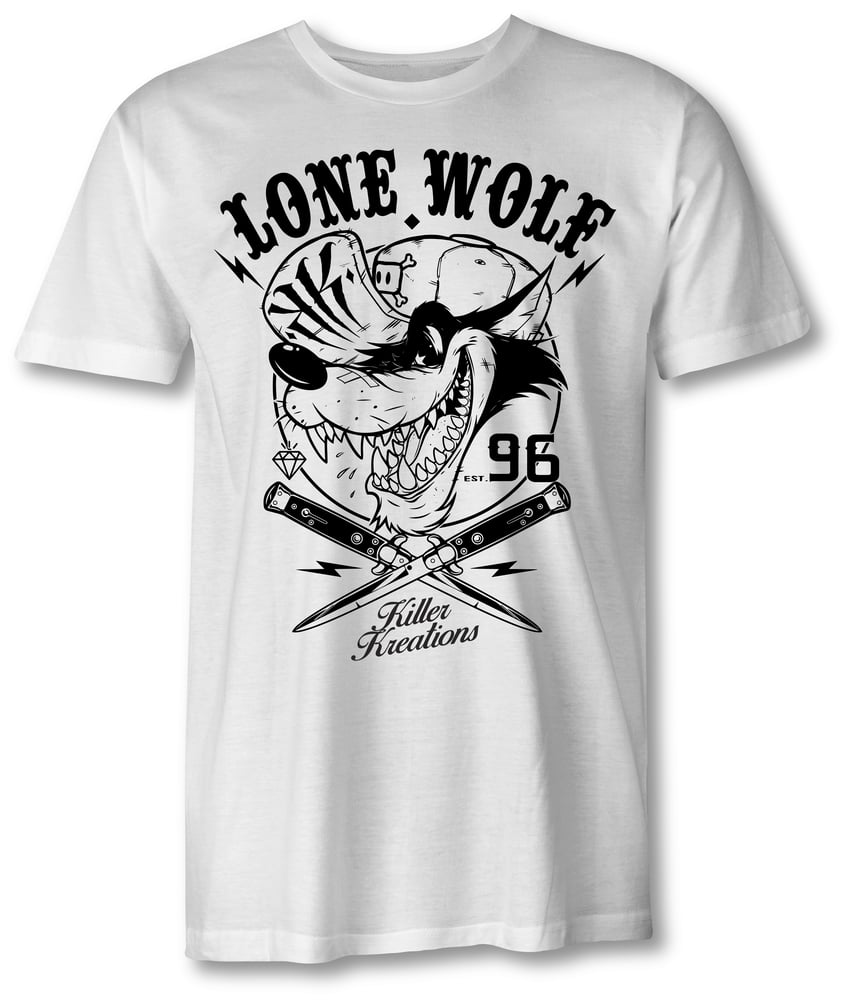 Image of Lone Wolf Tee / White