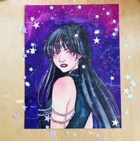 Image 1 of Mistress 9 Watercolor Holographic Print