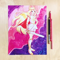 Image 3 of Princess of Power Watercolor Print