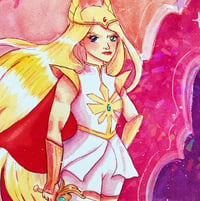 Image 2 of Princess of Power Watercolor Print