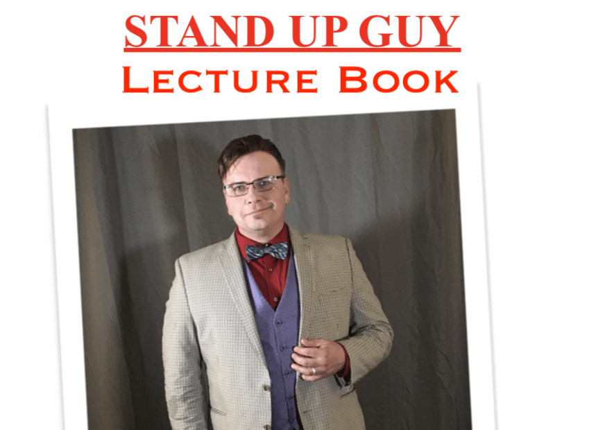 Image of 2019 Stand Up Guy BOOK