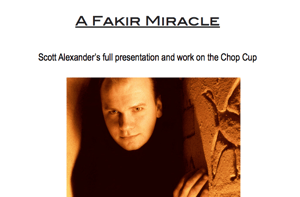Image of Chop Cup Routine - A Fakir Miracle