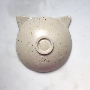 Image of Cat with blue eyes - medium bowl