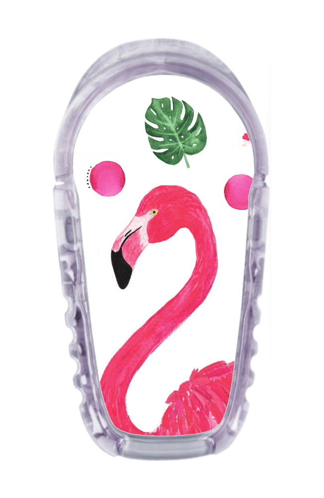 Image of Flamingo Dexcom G6 Transmitter Sticker