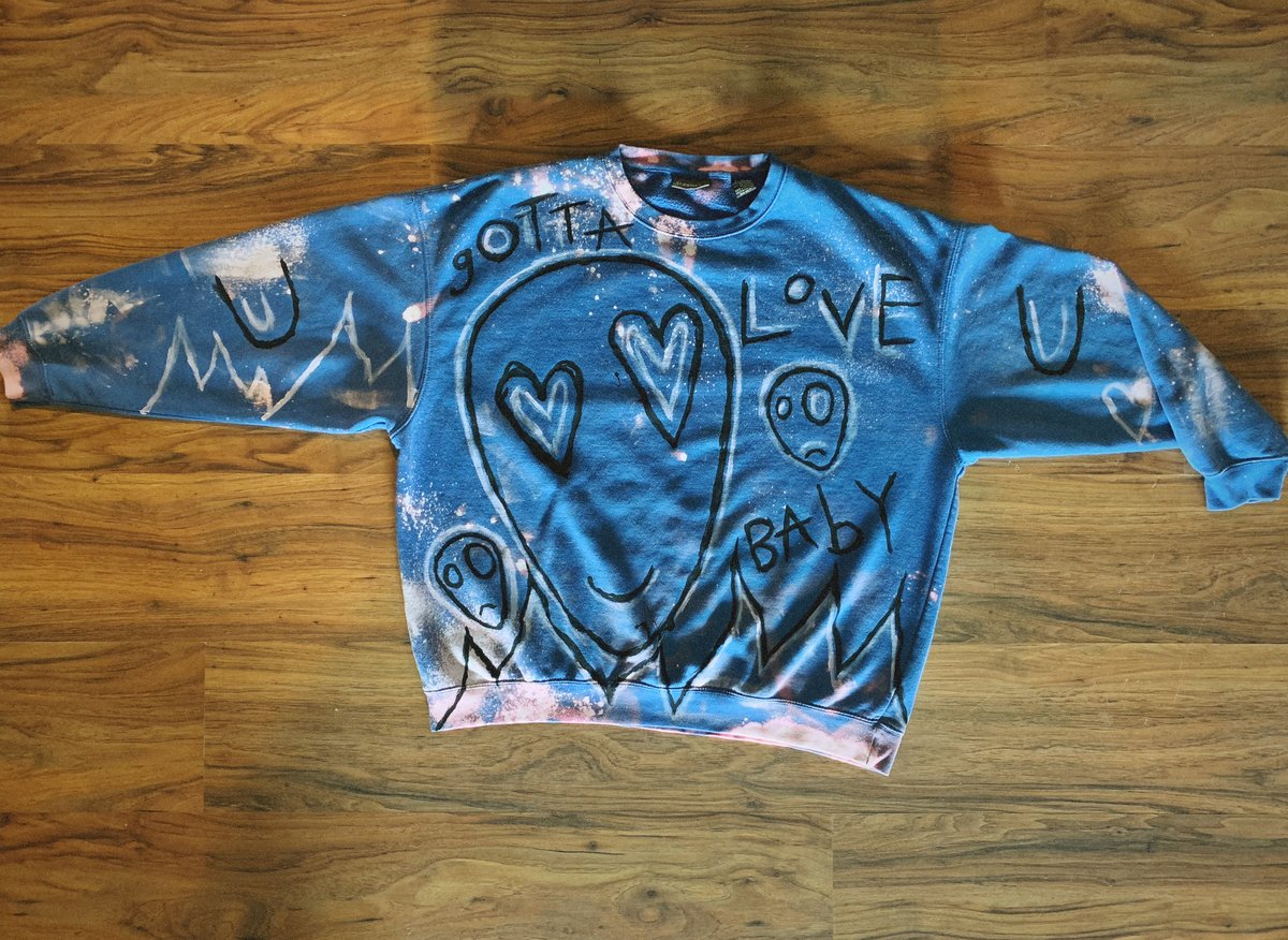 U Gotta Love U Baby Vintage Crewneck Sweater Nick Jordan Official Online Store