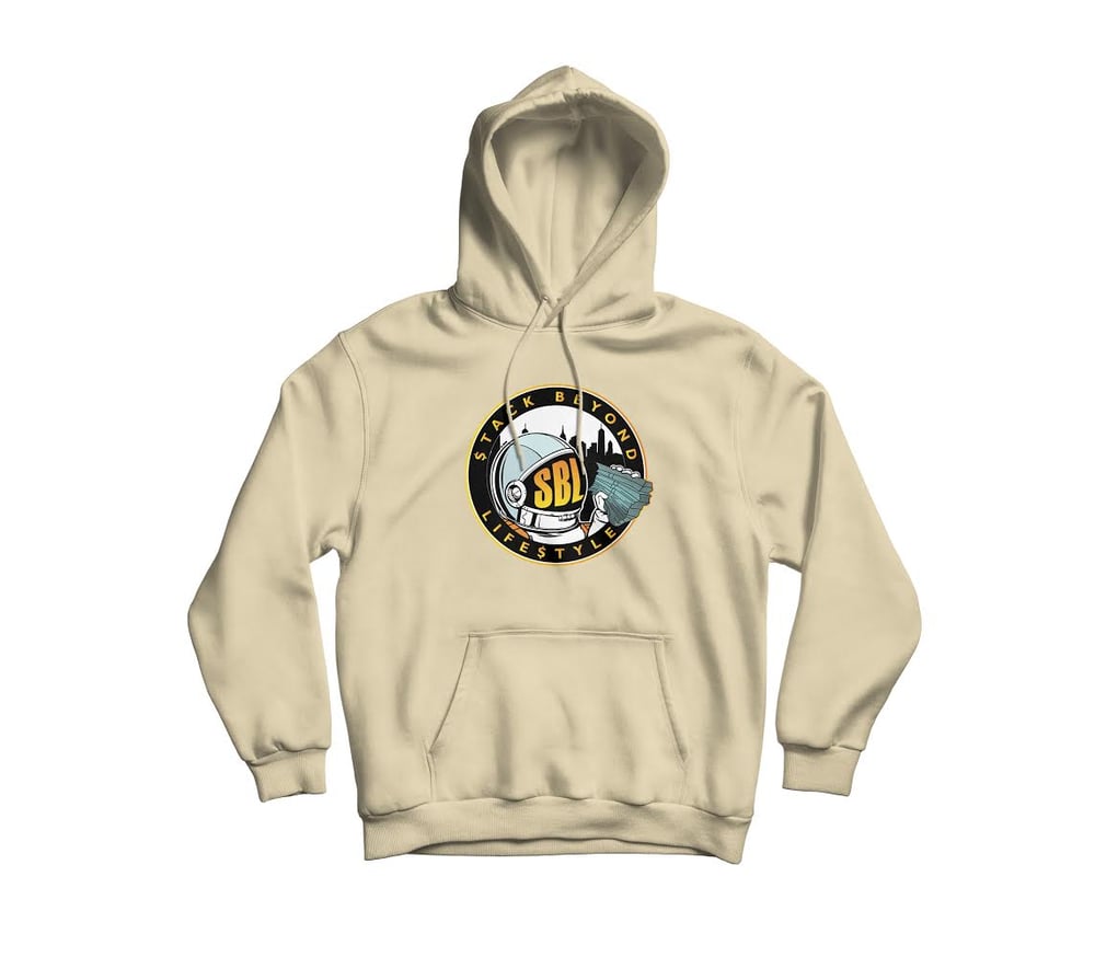 Image of Beige SBL Emblem hoodie