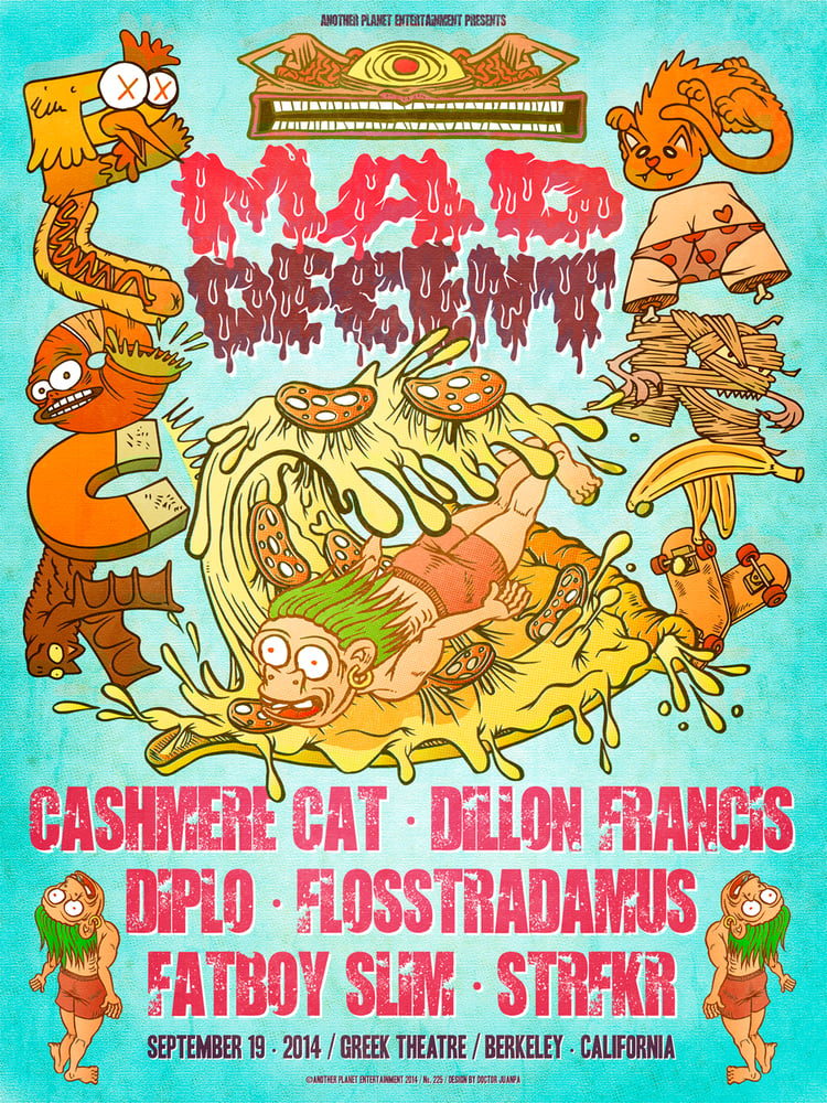 Image of Mad Decent Block Party 2014 Poster (Regular)