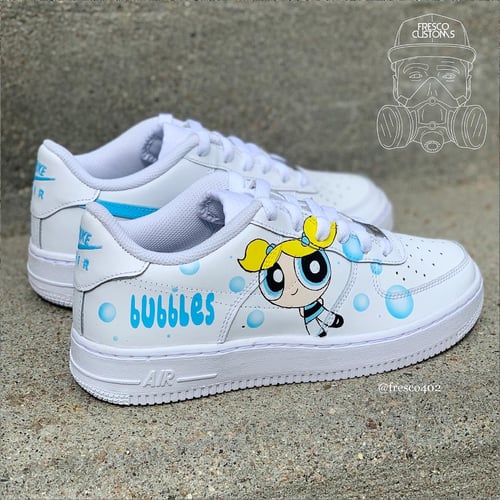 Image of Bubbles Custom AF1s - Power Puff Girls 