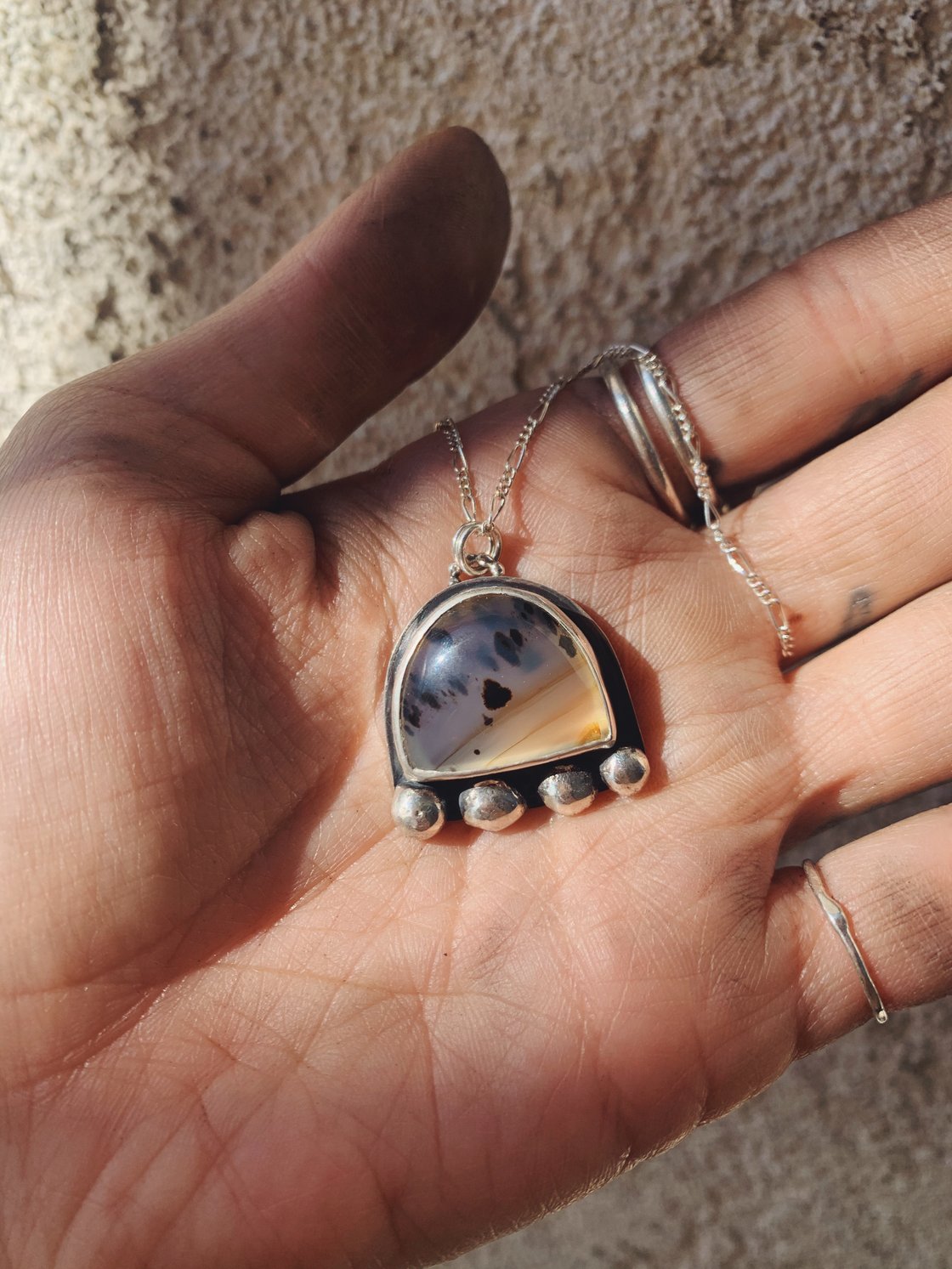 Image of Montana Agate Necklace 