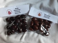 Chocolate covered almonds