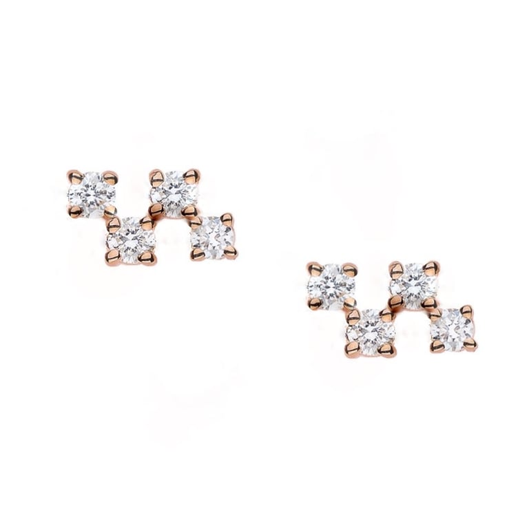 Rossmore. Balance Diamond Earrings
